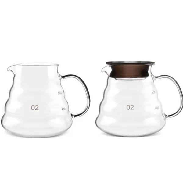 Kaffe- & Tekander>Tyk glaskedel - 500 ml varmebestandig til kaffe og te