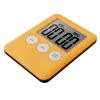 Æggeure>Tynd Køkken Timer Timer Storskærm Digital Magnetisk Nedtælling - Orange