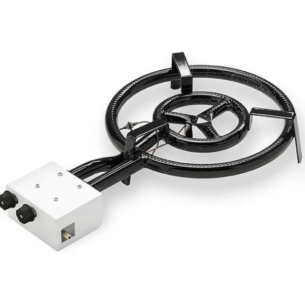 Udendørs Paellero Brænder, Miljøvenlig Konstruktion, Høj Flammeudgang,Q400 - Ø 40 cm Discount