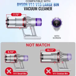 Udskiftningsstøvbeholder + filter til Dyson V11, V15, SV14, SV15, SV22 støvsugere Online