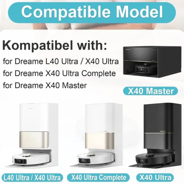 Udskiftningstilbehør til Dreame X40 Ultra Complete Clearance