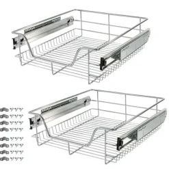 Udtræksskuffe 50 cm 2 stk.