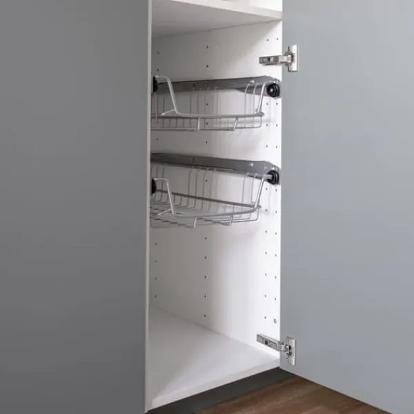 Udtræksskuffe 50 cm 2 stk.