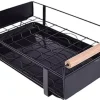 Køkkenorganisering>Udtræksskuffe til skab med afløbsorganisator sort 41x26x13cm