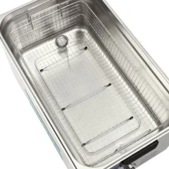 Ultralydsrenser - 10 L Rengøringsmaskine - 28/40 kHz - Timer 0–30 min - EU-stik 220 V - Rustfrit stål 201/304 - Effekt <800 W - Lysegrå New
