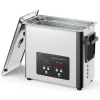 Ultralydsrenser>Ultralydsrenser - Professionel Ultralydsrensemaskine - 6 L - 40 kHz - 120 W - Digitalt Display - Med Rengøringskurv - Smykker Og Ure