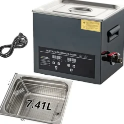 Ultralydsrenser, Digital Kontrol, Opvarmningsfunktion,10L-240W-220V, EU Clearance
