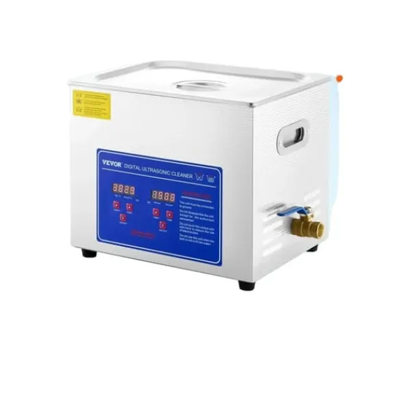 Ultralydsrenser, Digitalt Betjeningspanel, Rustfrit Stål Tank,10L Clearance
