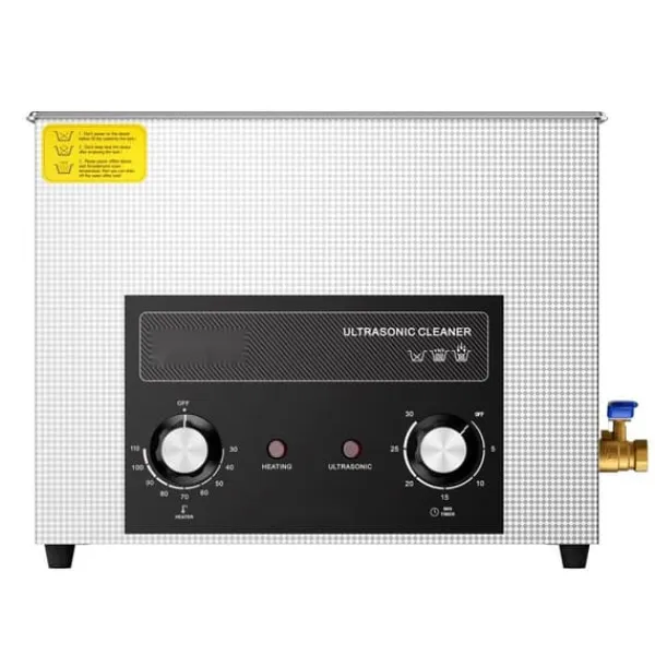 Ultralydsrenser 15L med varme, timer & kurv, digital sonic maskine til effektiv rengøring. Sale