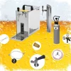 Ølhaner>Under-counter fadølsanlæg, PYGMY 25 LE, 1-sidet tør køler, 30 liter/h, inkl. Dispenser, Green Line, KEG:NC adapter