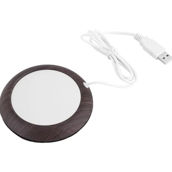 Kopvarmer>USB Kopvarmer - Mørk Træstruktur