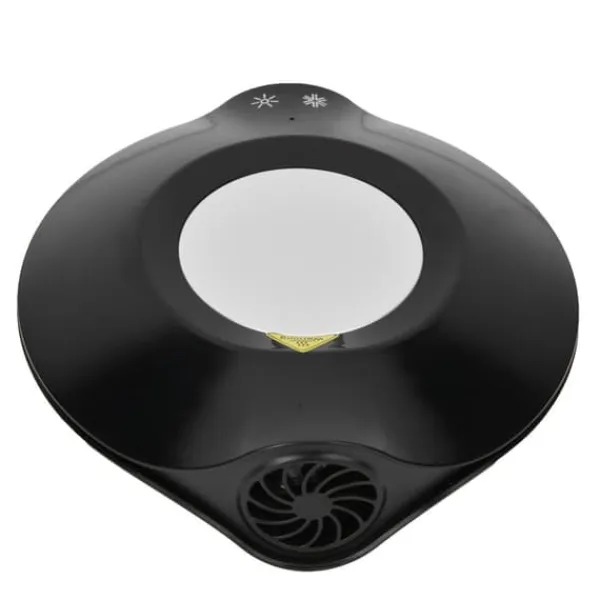 USB-drevet dobbeltfunktionel kaffekoppebakke - isoleret måtte til kolde og varme drikke (sort) Hot