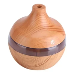 USB-luftfugter og oliediffuser med træstruktur (300 ml) New