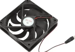 12V Bærbar Solcelleventilator 3W Til Drivhus Indendørs Udendørs Loftskur Camping Båd RV Kæledyrshus Outlet