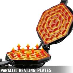 Vaffeljern, Elektrisk Nonstick, Husholdningsapparat Clearance