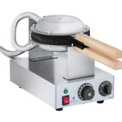 Vaffelmaskine boble vaffelmaskine 1415W Royal Catering RCWM-1400-B New