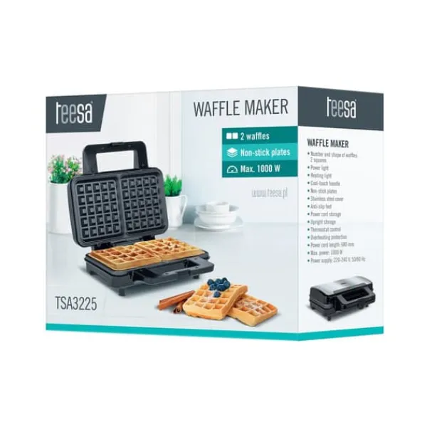 Vaffelmaskine til 2 store vafler Outlet