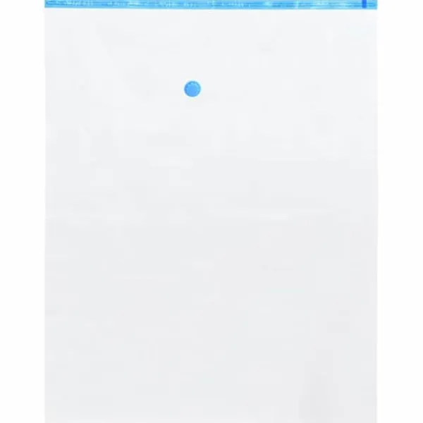 Vakuumopbevaringsposer - Pladsbesparende og vandtæt | 10 pcs | Størrelse: 130x100 cm | Farve: Gennemsigtig/Blå Best