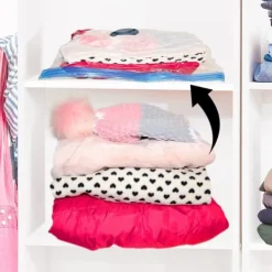 Vakuumpose til tøj og sengetøj 60x80 cm