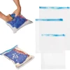 Opbevaringsposer Til Hjemmet>Vakuumposer til tøj - 9 stk - 3 størrelser - 35x50cm, 40x50cm, 50x70cm
