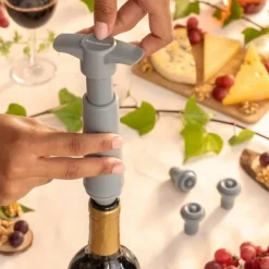 Vakuumpumpe til Vin med 4 Propper Best