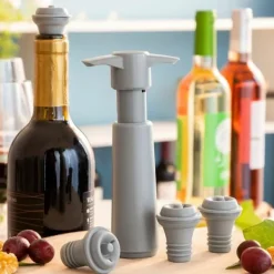 Vakuumpumpe til Vin med 4 Propper Best