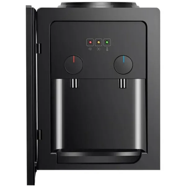 Vanddispenser - Bordmodel - Koldt & Varmt Vand - 220V 50Hz - Opvarmning 550W, Køling 75W - PP-kabinet - Sort Discount