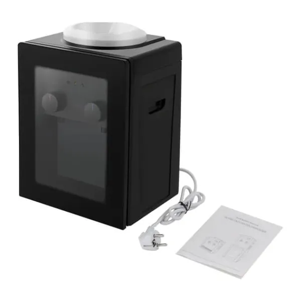 Vanddispenser - Bordmodel - Koldt & Varmt Vand - 220V 50Hz - Opvarmning 550W, Køling 75W - PP-kabinet - Sort Discount