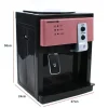 Vandkølere>Vanddispenser, topfyldt af rustfrit stål, lilla, 3 temperaturer (varm/kold/lunken), 1,2–5 gallon, US/EU-stik, Type 3