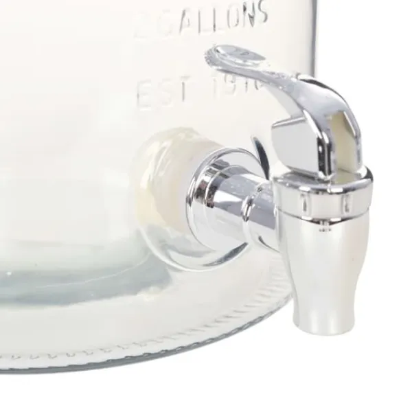 Beholdere Til Mad & Drikkevarer>Vanddispenser XXL med tappehane gennemsigtig 8 l glas - Vanddispenser - Vanddispensere - Home & Living