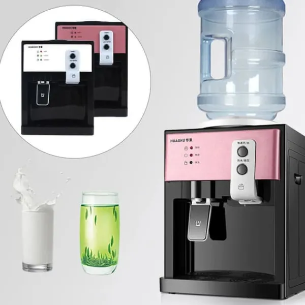 Vandkølere>Vandkøler og dispenser, bordmodel, topfyldt, varm & kold, 3,0 L tank, multifarvet