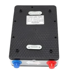Vandvarmer - Vægmonteret gennemstrømsvarmer - 6500 W 220 V - Øjeblikkeligt varmt vand - Håndbruser - Til køkken - Rød Clearance