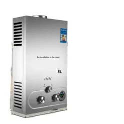 Vandvarmer, Digital Temperaturvisning, 24-timers Vandforsyning,8L 16KW New