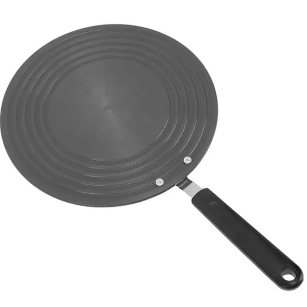 Varmediffuser Kogeplade fortykket 4mm aluminiumslegering Reducer Flame Komfur Varmeplade Køkkentilbehør med håndtag 28cm Discount