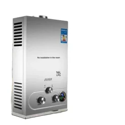 Varmtvandsbeholder, Rustfrit Stål, Væghængt Design,16 L 32KW Clearance
