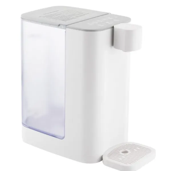 Vandkølere>Varmtvandsdispenser, 3L kapacitet, 2000W effekt, 1000ml/min udgang, dimensioner 24,8*14,2*26cm, 5 temperaturindstillinger