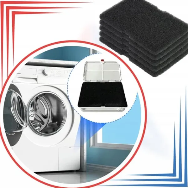 Vaskbart svampefilter til Beko Grundig tørretumbler SÆT 5 stk. Discount