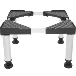 Vaskemaskine Stativ, Justerbare Dimensioner, Robust Støtte,1 stk, sort Online