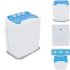 Vaskemaskiner - Living mini-vaskemaskine dobbelttromle 5,6 kg Discount