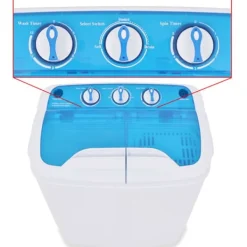 Vaskemaskiner - Living mini-vaskemaskine dobbelttromle 5,6 kg Discount