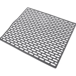 Måtter & Gitter Til Køkkenvaske>Vaskemåtte gummi grå gitterindsats 33x28 cm