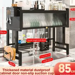 Opvaskestativer & Tørrestativer>Vaskestativ, Over-the-Sink Design, Nem Montering,Type A