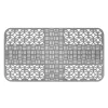 Vaskmåtter Silikone Anti-Slip Varmebestandig 66x35 cm Stor størrelse Firkantet udhulet vaskbeskytter til køkken Grå Outlet