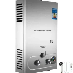 Vevor Propan Vandvarmer, 6L/min varmtvandsudgang, 12KW energieffektivitet,8L 16KW Sale