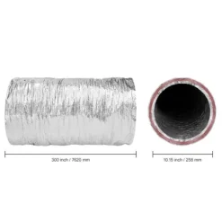 Tørretumblere>VEVOR Tørretumbler Vent Slange, Holdbar Isolering, Kraftig Konstruktion,OW258