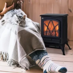Radiatorer>Væghængt elektrisk pejs – moderne design (model 6)