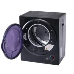 Væghængt tørretumbler 2,5 kg, 200 min timer, dobbeltfilter, PTC-keramik, rustfri, 65°C