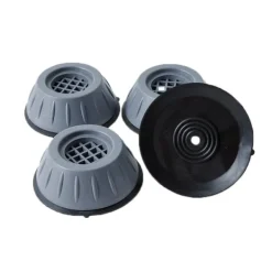 Vaskemaskiner>Vibrationsdæmpende fødder til vaskemaskine / tørretumbler Grå 8-pack