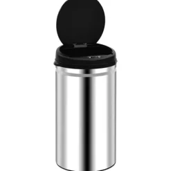 vidaXL affaldsspand med sensor 50 l rustfrit stål - Affaldsspande & papirkurve Online