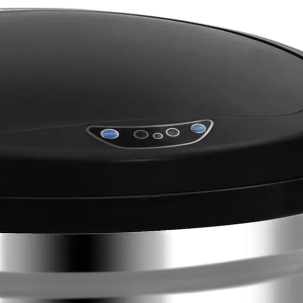 vidaXL affaldsspand med sensor 50 l rustfrit stål - Affaldsspande & papirkurve Online